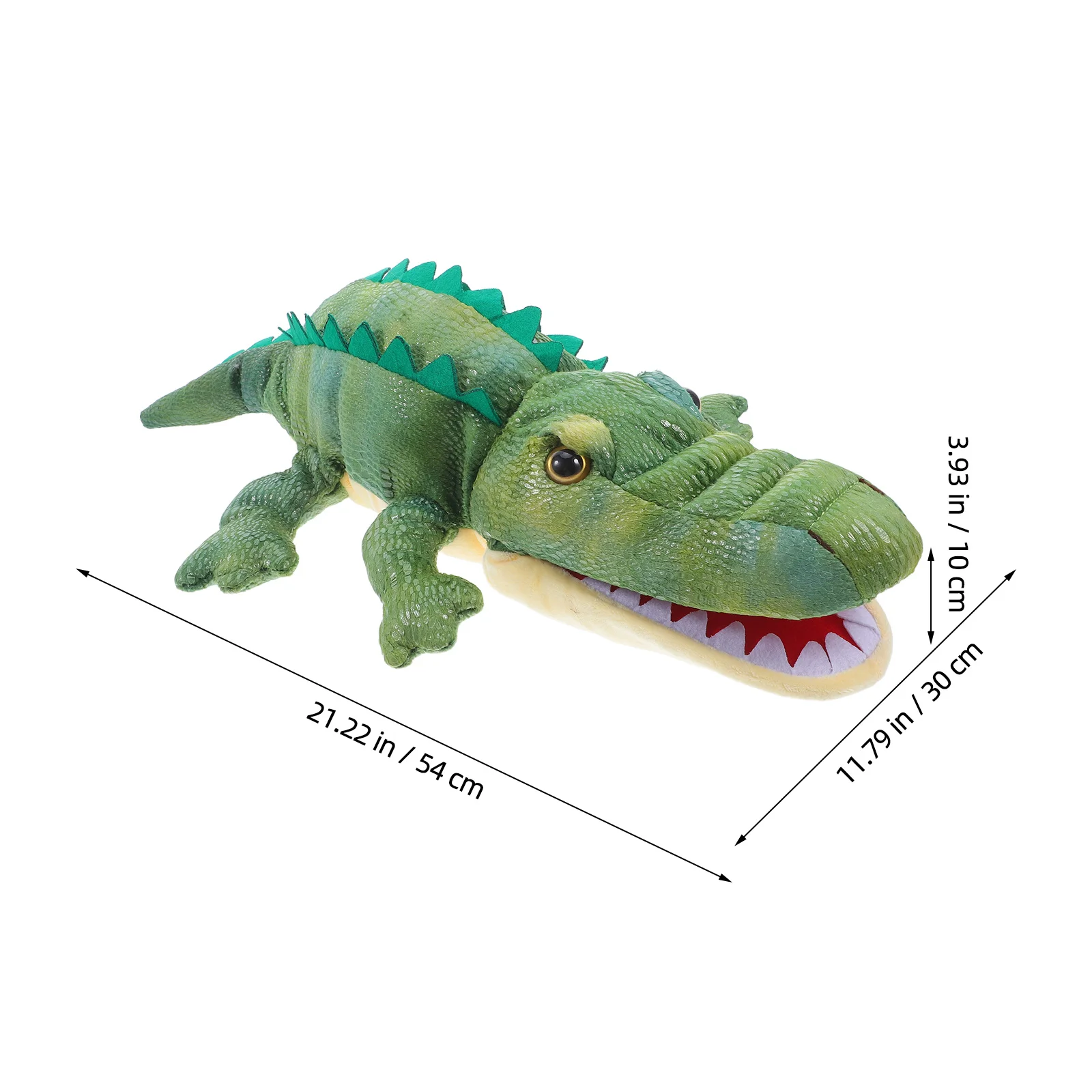 Alligator handpop groot formaat realistische beweegbare mond voor kinderen interactieve verhalen vertellen rollenspel educatieve activiteit