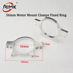 1set B56 Motor Mount Clamps Fixed Ring CNC Aluminum Alloy 56mm for RC Boat 5684 / 5694 Brushless Motor