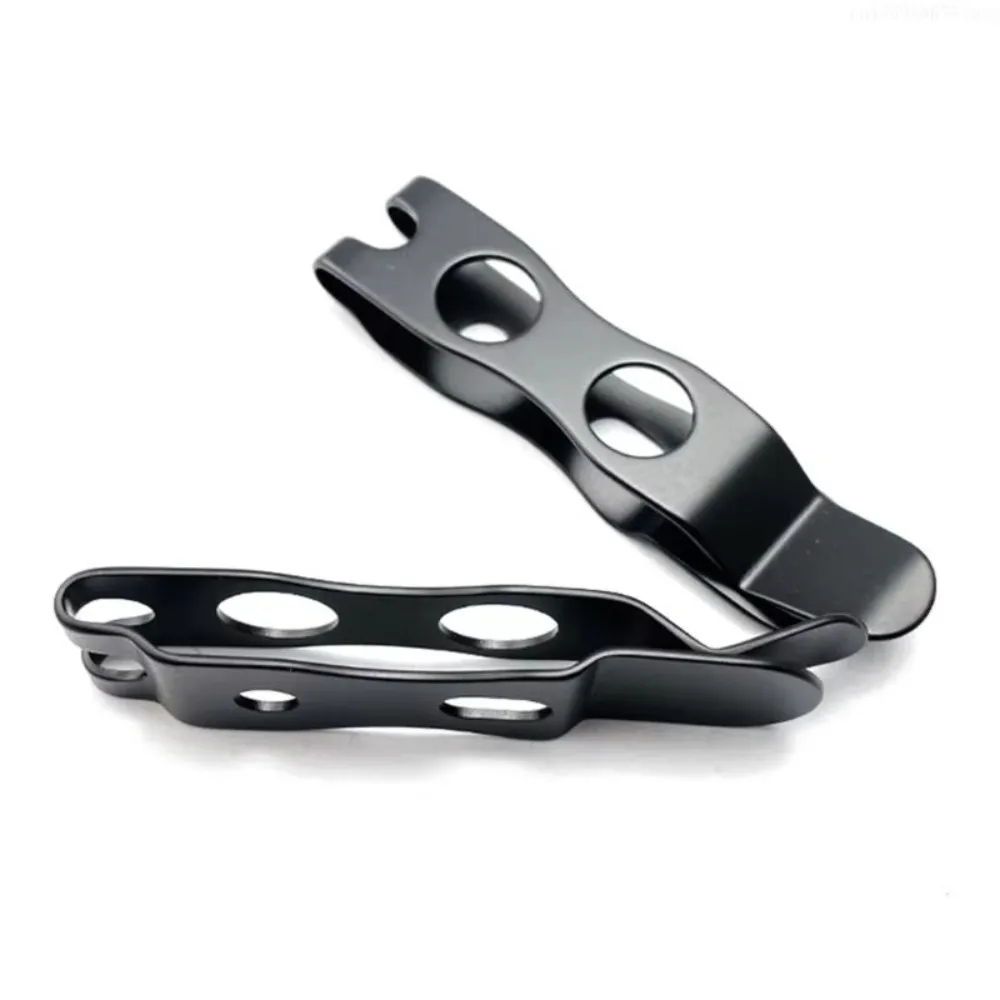 Knife Pocket Carry Clip Assembly Set, Metal Belt Clip with Mount Screws Spacers for Folding Knives