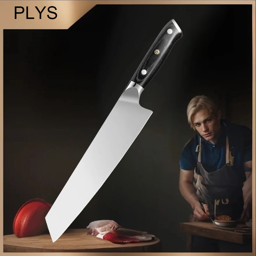 High-End Chef Knife 1.4116 Stainless Steel Sharp Cutting Beef and Steak Kitchen Knife Western Chef Utility Knife