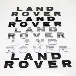 Abs 3d Materiaal Land Rover Auto Letters Motorkap Logo Badge Voor Range Rover Evoque Discovery Si4 Auto Sticker Accessoires