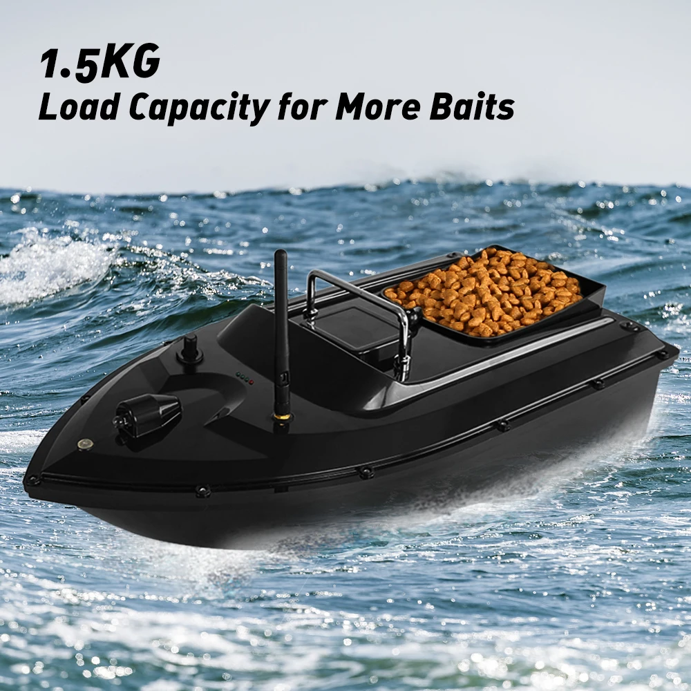 RC Bait Boat 500M Wireless Remote Control Fishing Bait Boat Fishing Feeder Ship Fishing Equipment 1.5KG Load