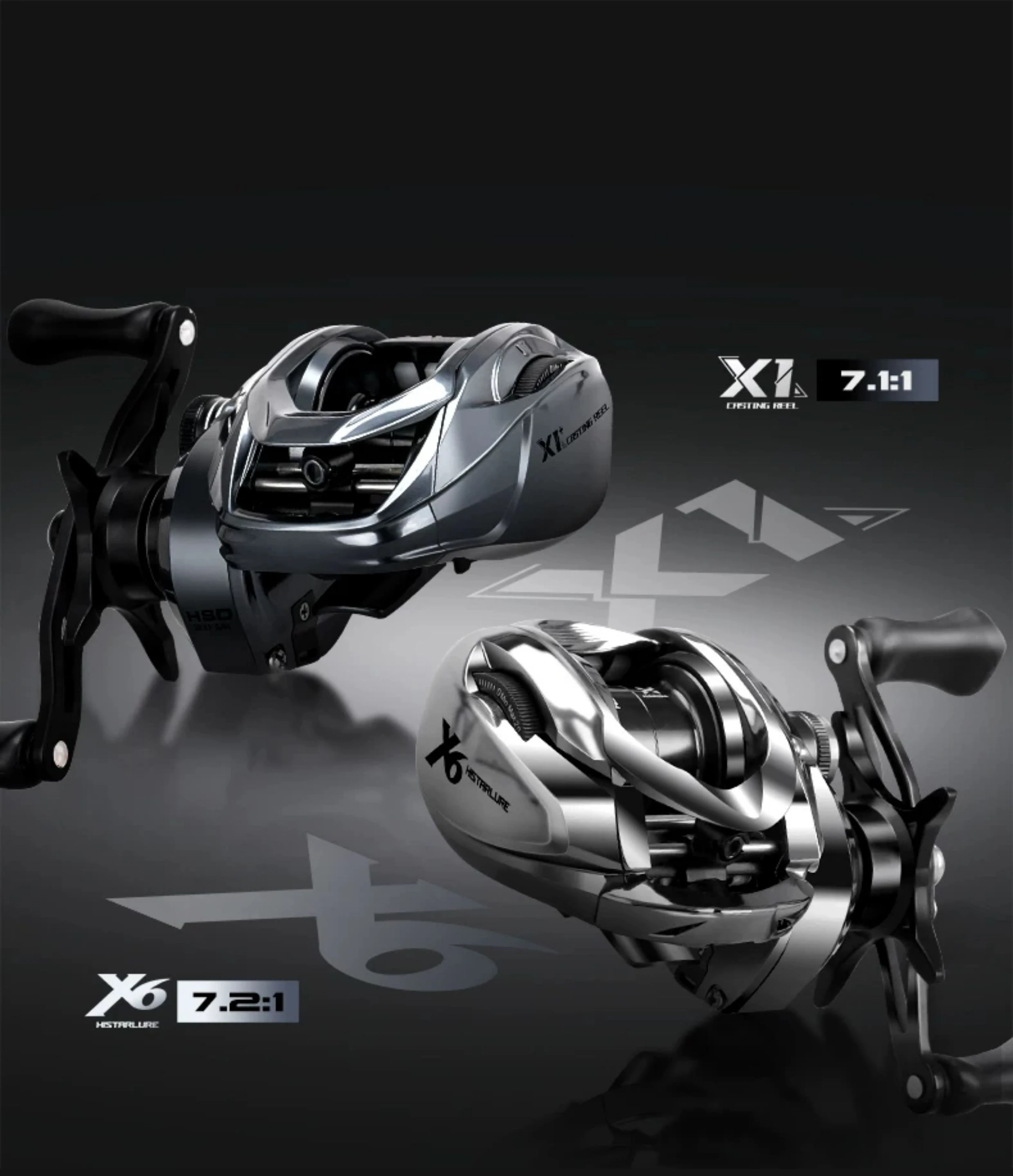 HASIDA X6 Baitcasting-Rolle, Weitwurf, Anti-Rücklauf, Ultraleicht, Keramiklager, Angelköder, Süßwasser, Salzwasser, Bass, Micro Pro – Detail 15