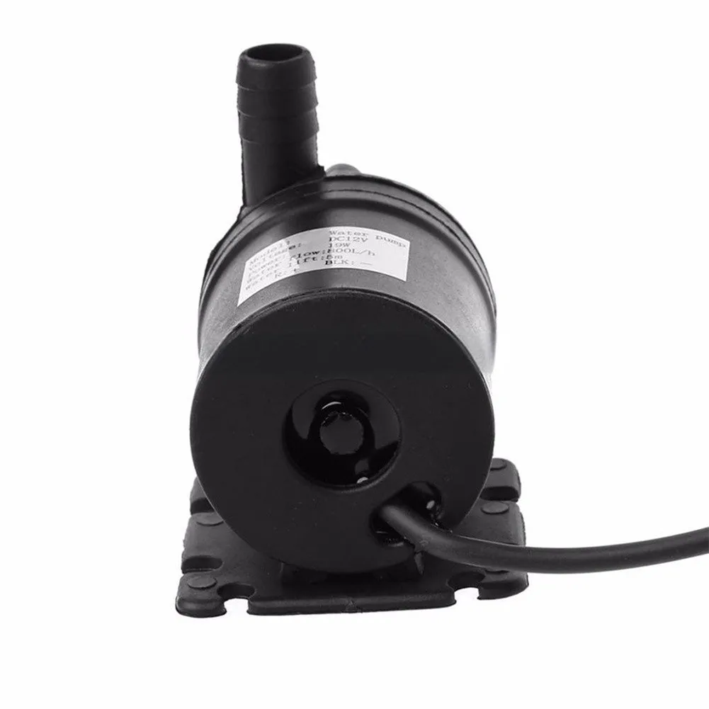DC Water Pump 12V 20W Brushless Submersible 800L/H Flow 5m Head for Aquarium Fountain Hydroponics PC Cooling Use