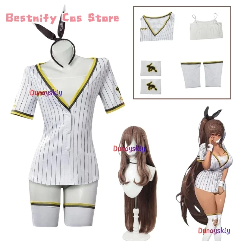 

CosplayNoyale Cosplay Anime Game NIKKE Cosplay Costume Noyale Sexy Baseball Uniform Suit Halloween Party Outfit for Women
