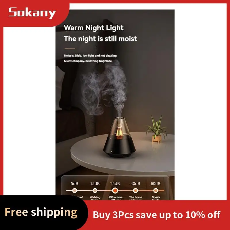 A59E-Simple Aromatherapy Machine USB Rechargeable Home Desktop Humidifier Essential Oil Ultrasonic Aromatherapy Machine