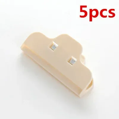Draagbare 5 stuks afdichting afdichtingszak clips sealer klem plastic gereedschap keuken opslag voor voedsel snack vers houden