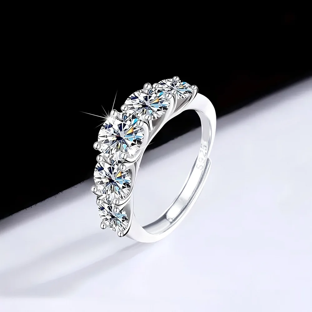 

925 Sterling Silver Zirconia Engagement Ring for Women