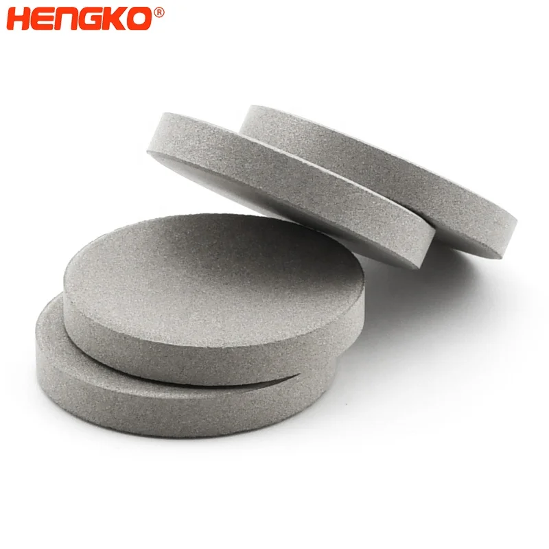 sintered metal porous 304 316L stainless steel micron strainer filter disc / disk