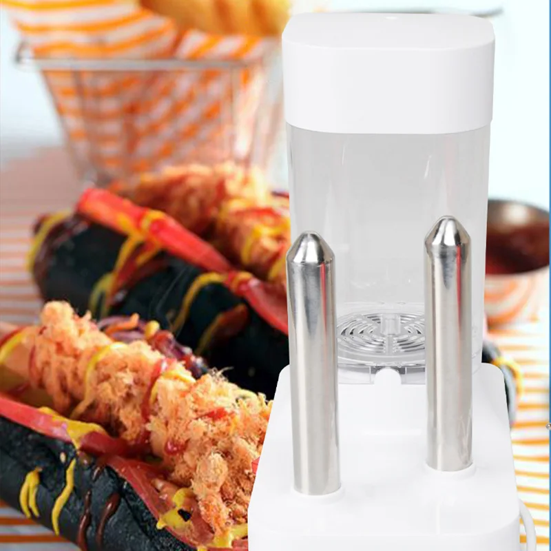 Piccola macchina per Hot Dog multifunzionale completamente automatica per la colazione a casa che fa la macchina per la colazione con bastoncini di formaggio