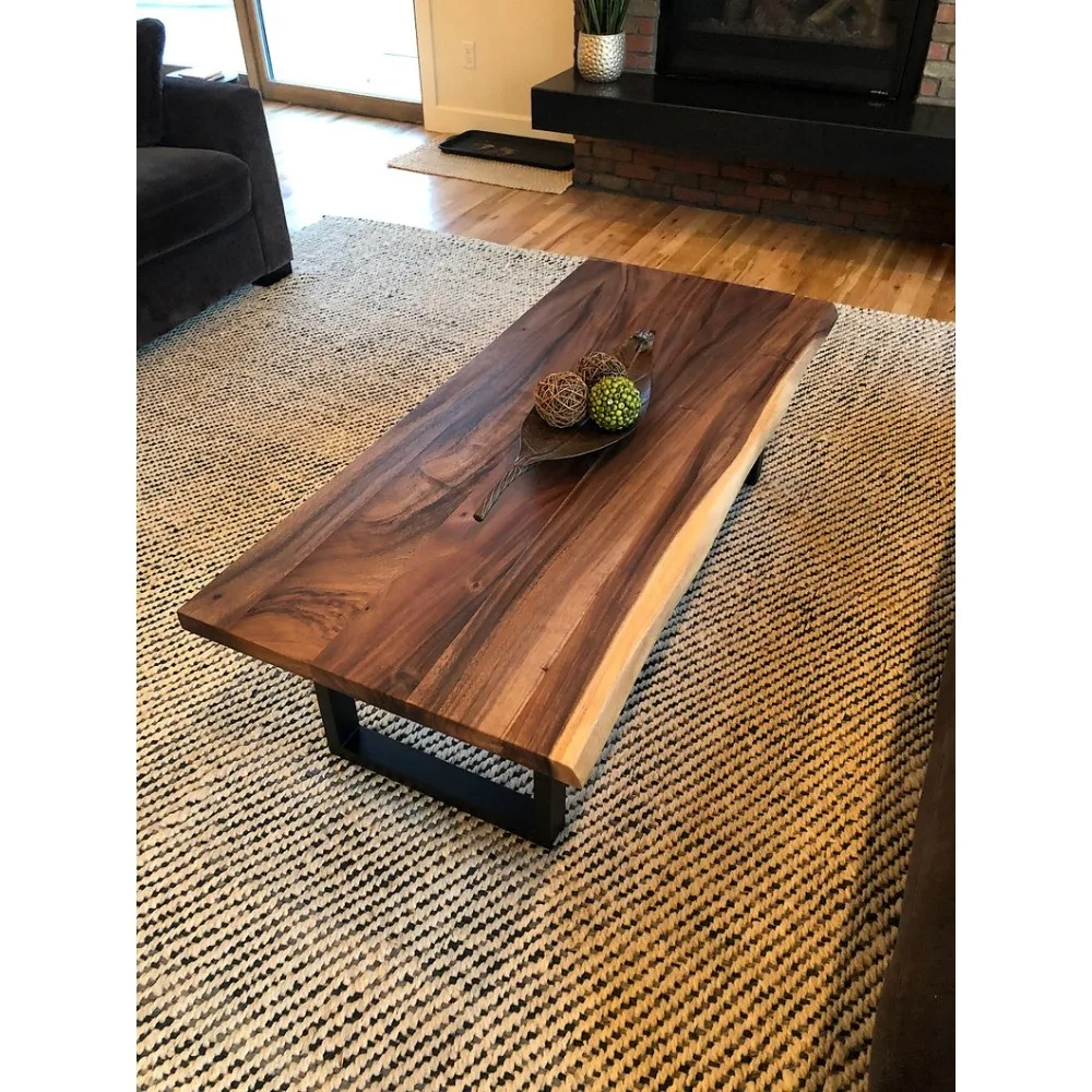 XMSJ Coffee Table - South American Walnut, Wood Coffee Table, Walnut Coffee Table