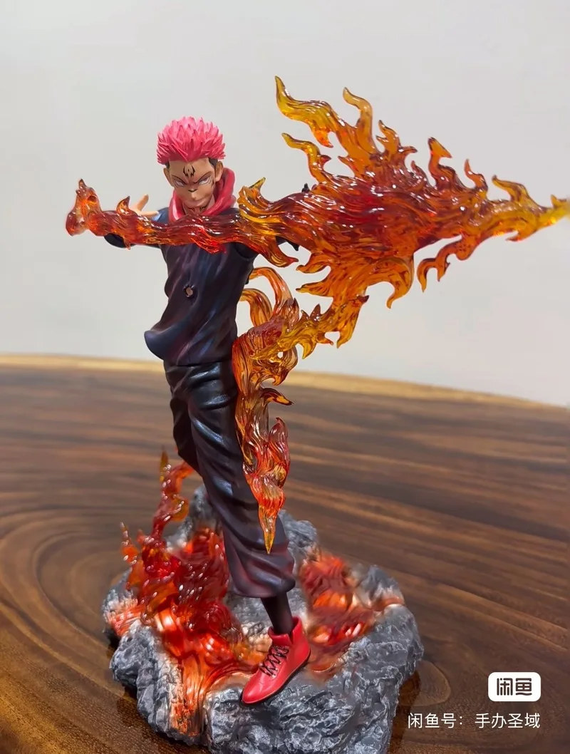 

Cartoon Table With Accessories The King Of Curse Nuo Tiger Stick Youren Gk Hand-Made Gifts For Anime Peripheral Games