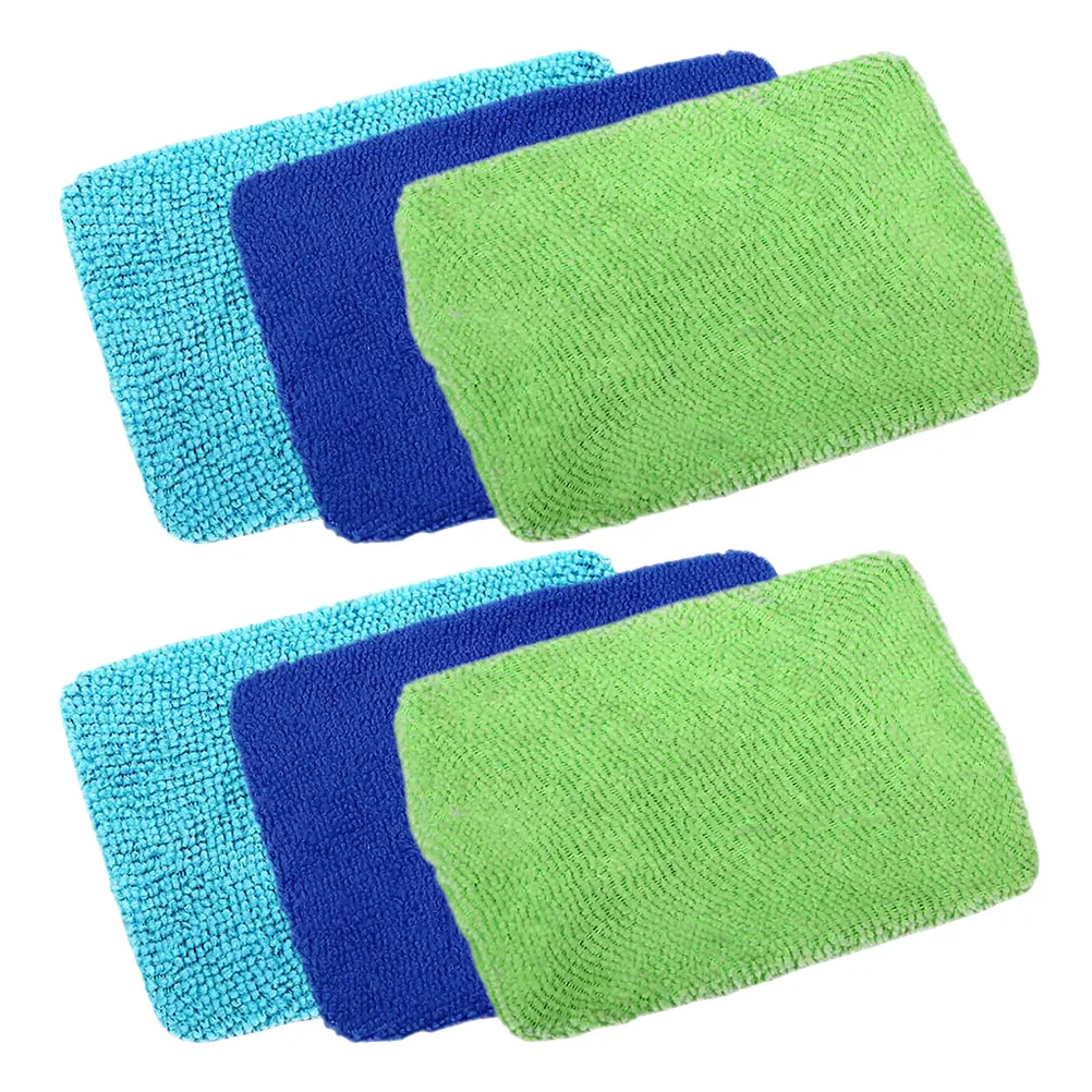 

6Pcs Cleaning Window Squeegee Replacement Cloths Microfiber Reusable for Car Windshield Dust Fog Removal Auto Glass Tool