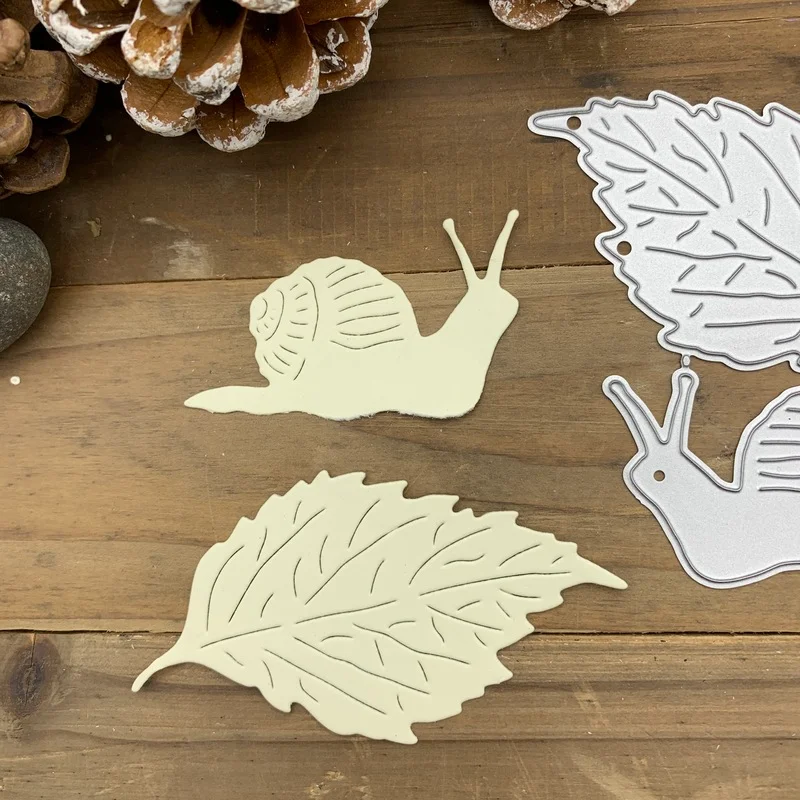 Snail leaves Metal Cutting Dies Stencils For DIY Scrapbooking Decorative Embossing Handcraft Die Cutting Template