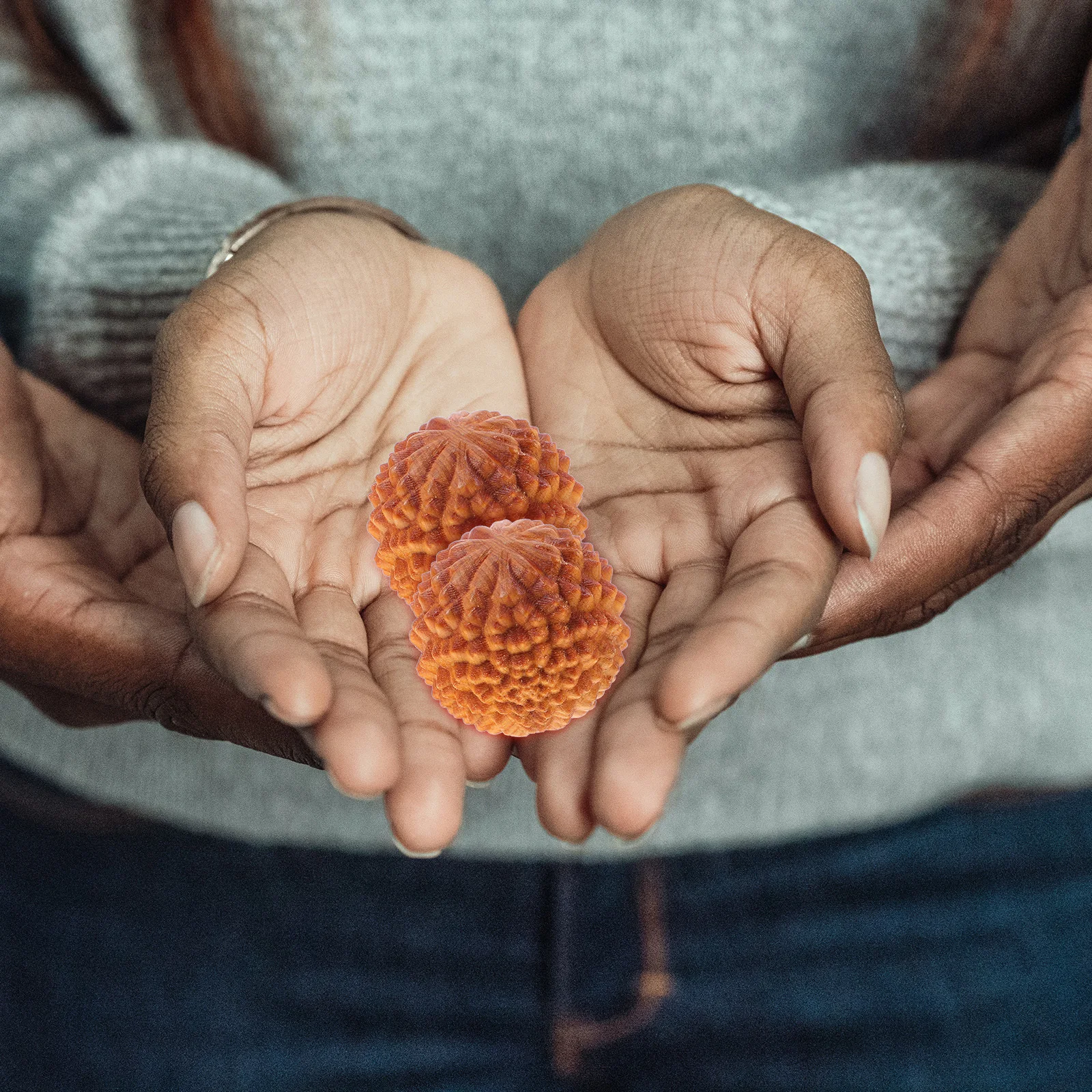 

5 шт., 5 упаковок, массажный шарик, роликовые шарики для упражнений для рук, массажер для пальцев, деревянные ролики, желтые китайские ручной работы