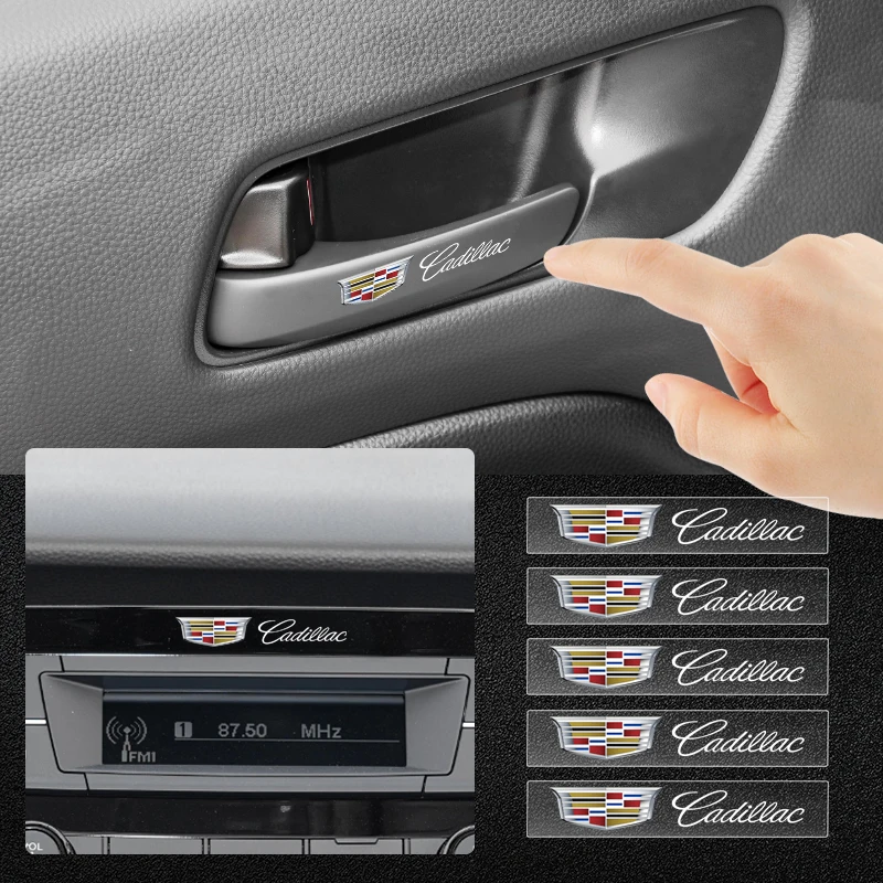 

Car Logo Stickers Door Side Window Body Universal Decal for Cadillac Logo Escalade CTS ATS SRX XTS XT5 STS CT5 CT6 BLS XLR