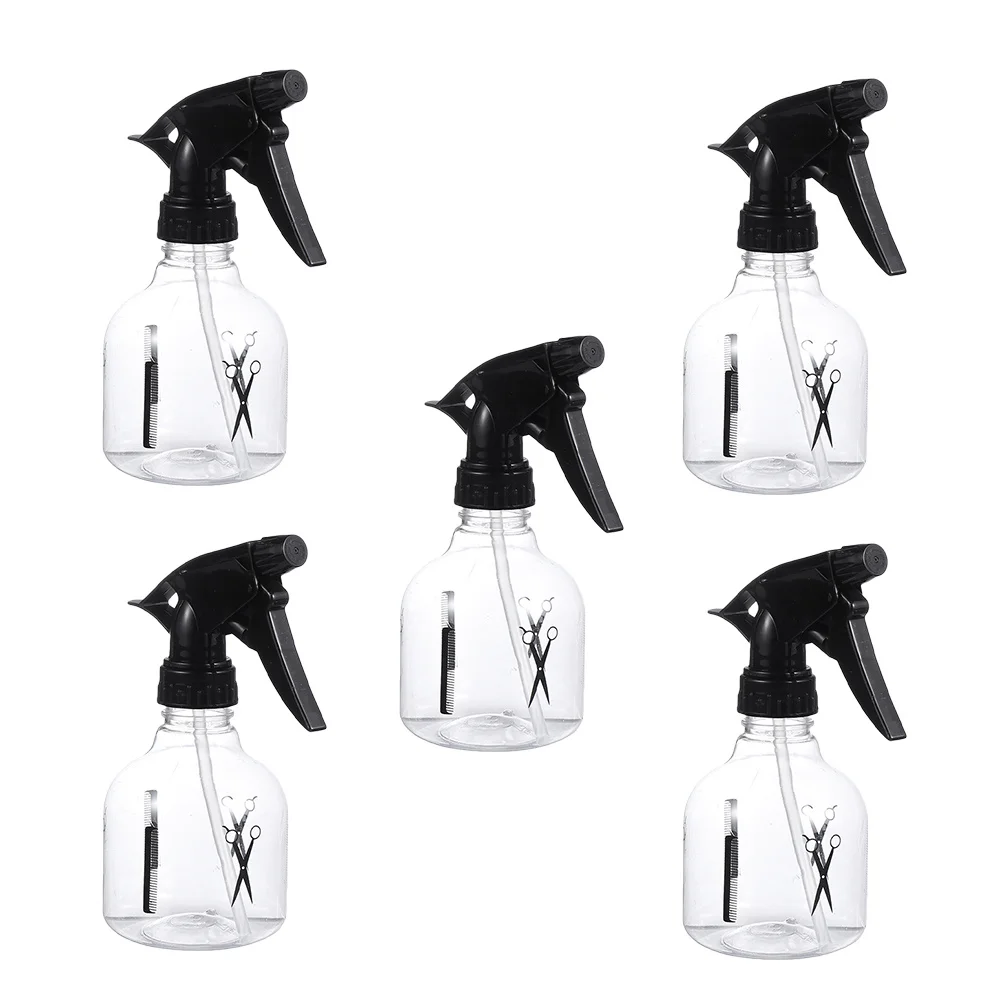 5 stücke Nachfüllbare Spray Flaschen Leere Wasser Sprayer Für Friseur Salon Verwenden Mehrzweck Kunststoff Nebel Flasche Barber Werkzeuge