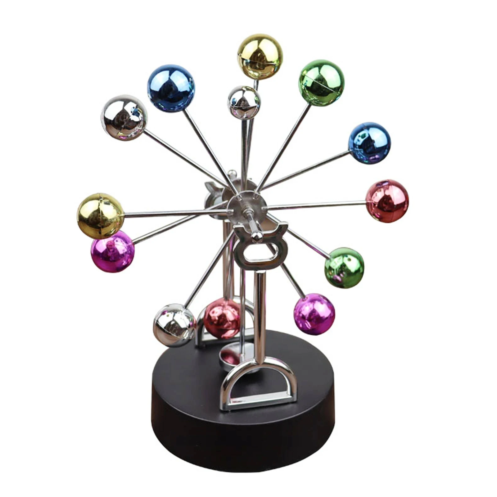 Creative Rotating Ferris Wheel Perpetual Motion Apparatus Simple Newton Pendulum Ball Physical Magnetic Balance Wobbler Gifts