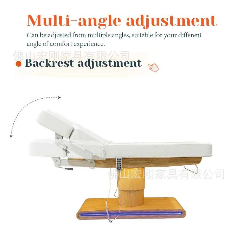 

Регулируемая кушетка для физиотерапии, хирургии, татуажа, медицинских процедур, микропластической хирургии и салонов красоты