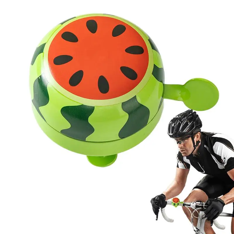 

Велосипедные колокольчики с фруктами, арбузный дизайн, велосипедные колокольчики, милая фруктовая тема, напоминание о велосипеде, мелодия, защита для езды на велосипеде