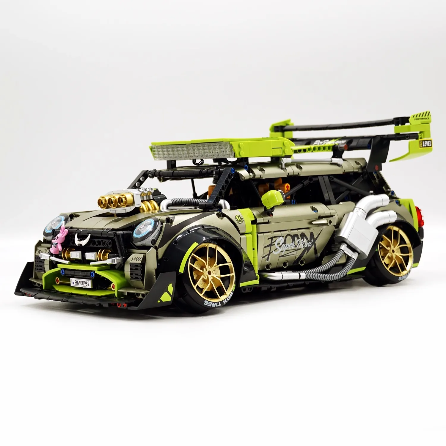 GULY 10632 التقنية MOC 1:10 سوبر سبورت سيارة التحكم عن بعد نموذج مركبة اللبنات الطوب لتقوم بها بنفسك لغز RC اللعب الهدايا