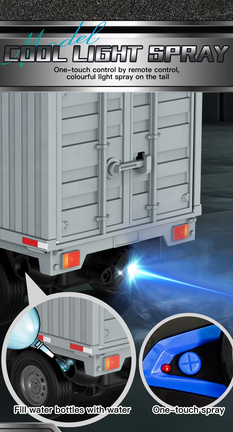 ZWN 1:16/1:18 RC AUTO Simulation Drift Klettern Lkw Led Licht Kleine Fracht Fernbedienung Elektrische Spielzeug Modell für Kinder Geschenke – Detail 18