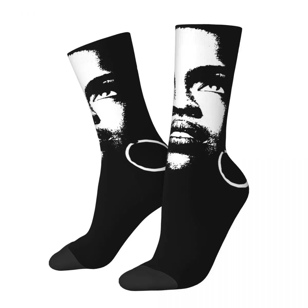 Retro Fugees Lauryn Hill Singer Product Crew Socks Compression Rapper Sport Long Sock Cotton for Womens Present