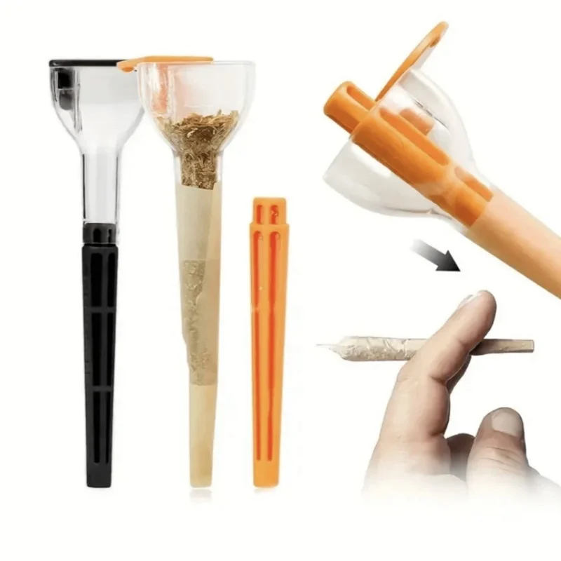 Multifunctional Herb Cone Filling Funnel Pre-Rolled Tube Grass Filling Tool Roll Your Own Filler Somking Accessories