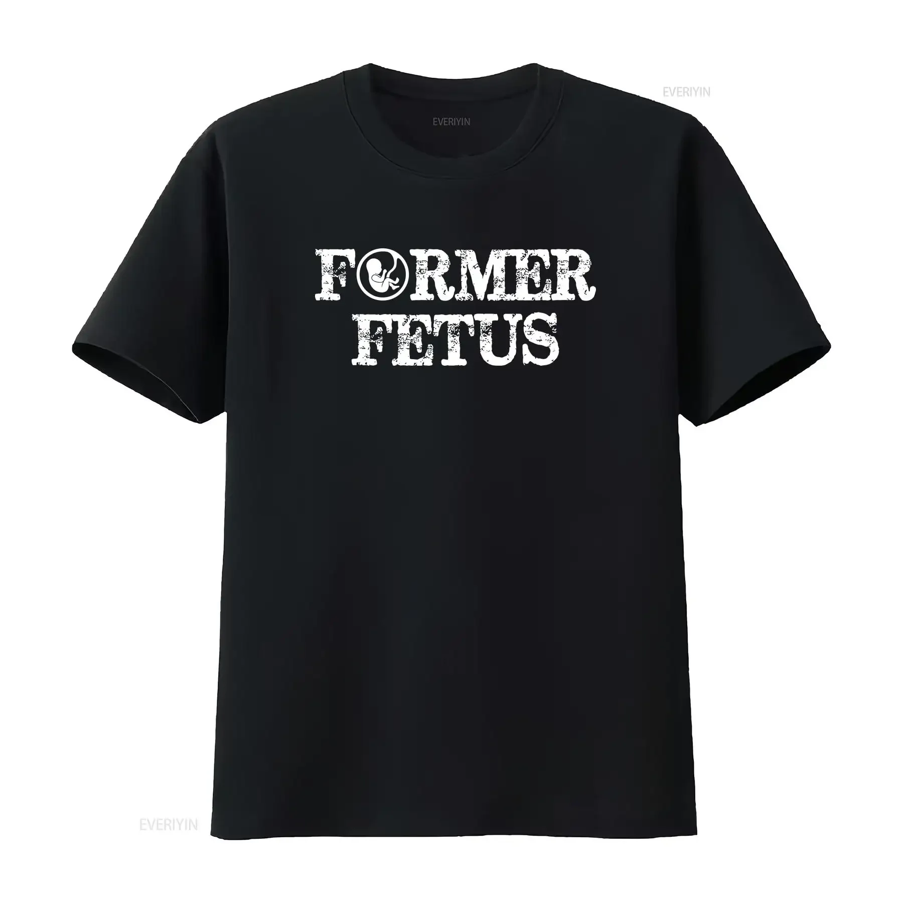 Former Fetus T Shirt vintage Washed Casual Slightly Breathable Unisex Comfortable graphic designer clothes homme fashion