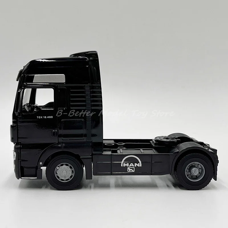 1:43 Diecast Metal Truck Model Toy Man Man TGX 18.480 Semi-Trailer Tractor Replica Collector Edition