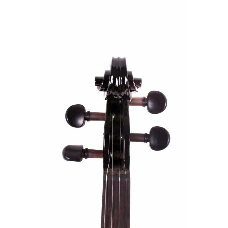 Nice Black Colors Electric & Acoustic Violin 4/4 #8567