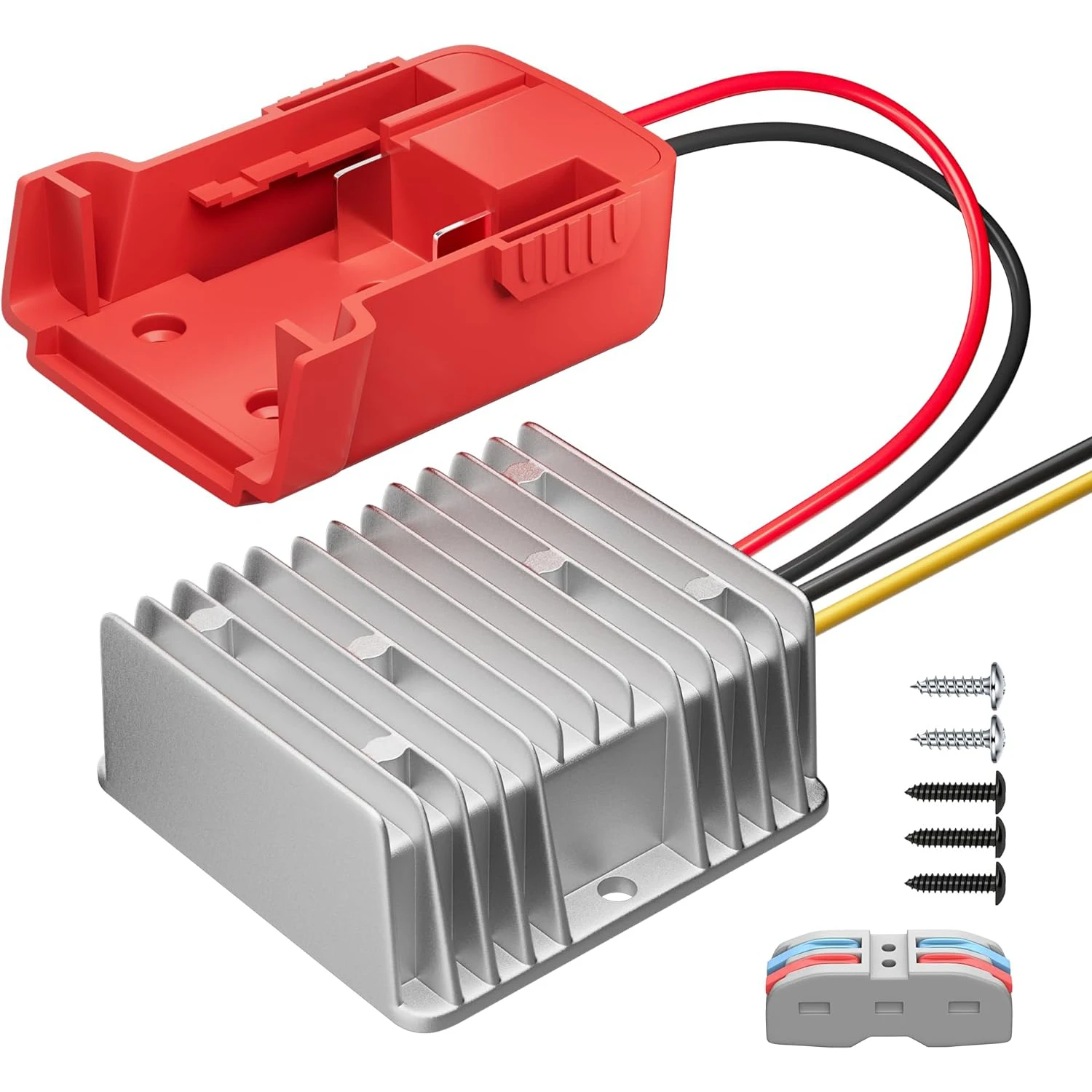 Przetwornica obniżająca napięcie 18V na 12V do Milwaukee M18 Power Wheel Battery Adapter DC 12V 20A 240W Inverter Automatic Buck Converter