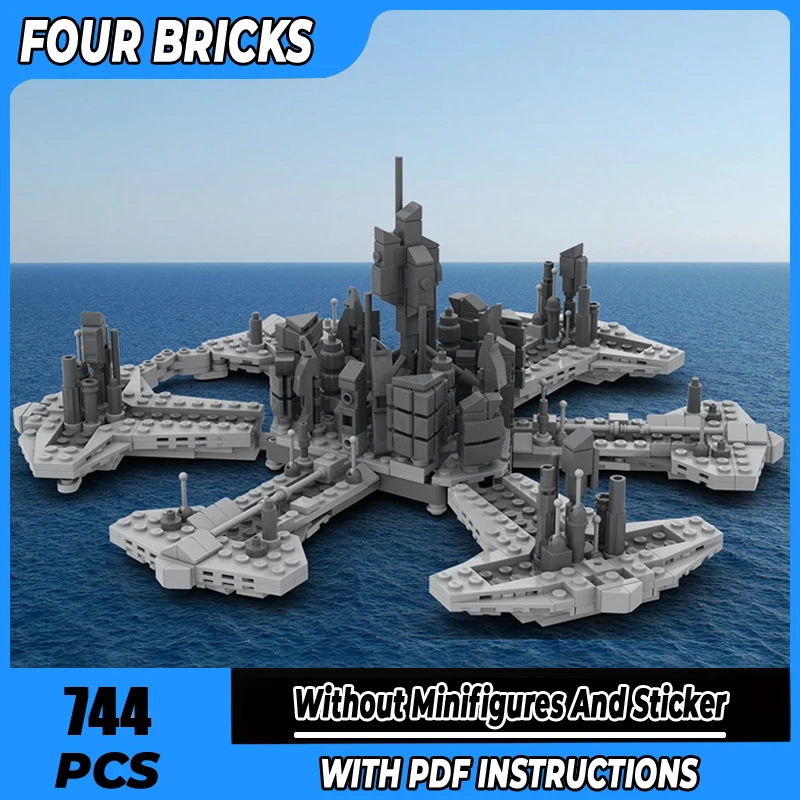 

Moc Building Blocks City of Atlantis mini Technology Modular Bricks Model Gifts Christmas Toys DIY Sets Assembly