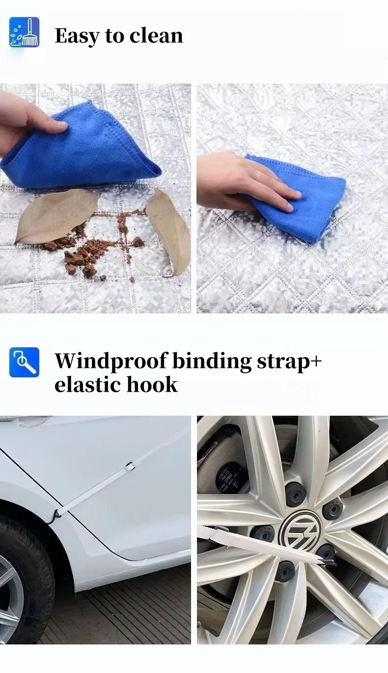 غطاء ظلة للزجاج الأمامي للسيارة لسيارة VW Polo Golf T-Cross Taigo Jetta Passat T-Roc Tiguan ID.4 5 7 Touran Caddy Seat Skoda #5