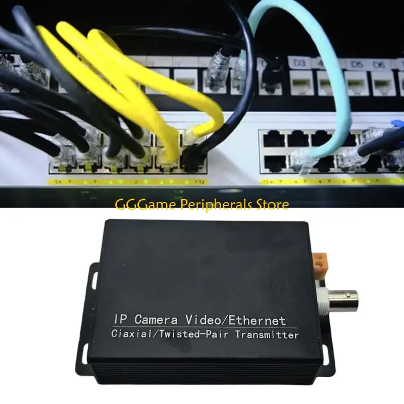 U55B Metal Coaxials Cable Extender Enhances Ethernets Over Extended 2000Meter Ranges For Harsh Environment