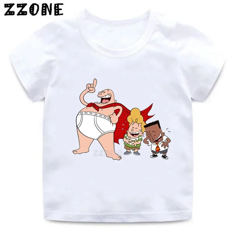 T-shirt à manches courtes imprimé dessin animé services.com pour enfants, caleçons pour garçons et filles, vêtements décontractés drôles, bébé, été