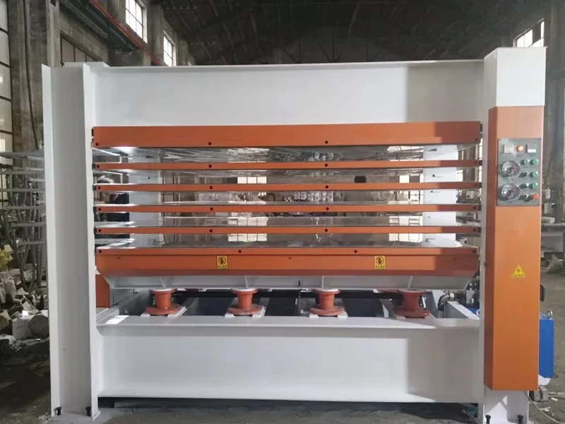 laminating hot press machine with 1-16layers for wooden door and veneer