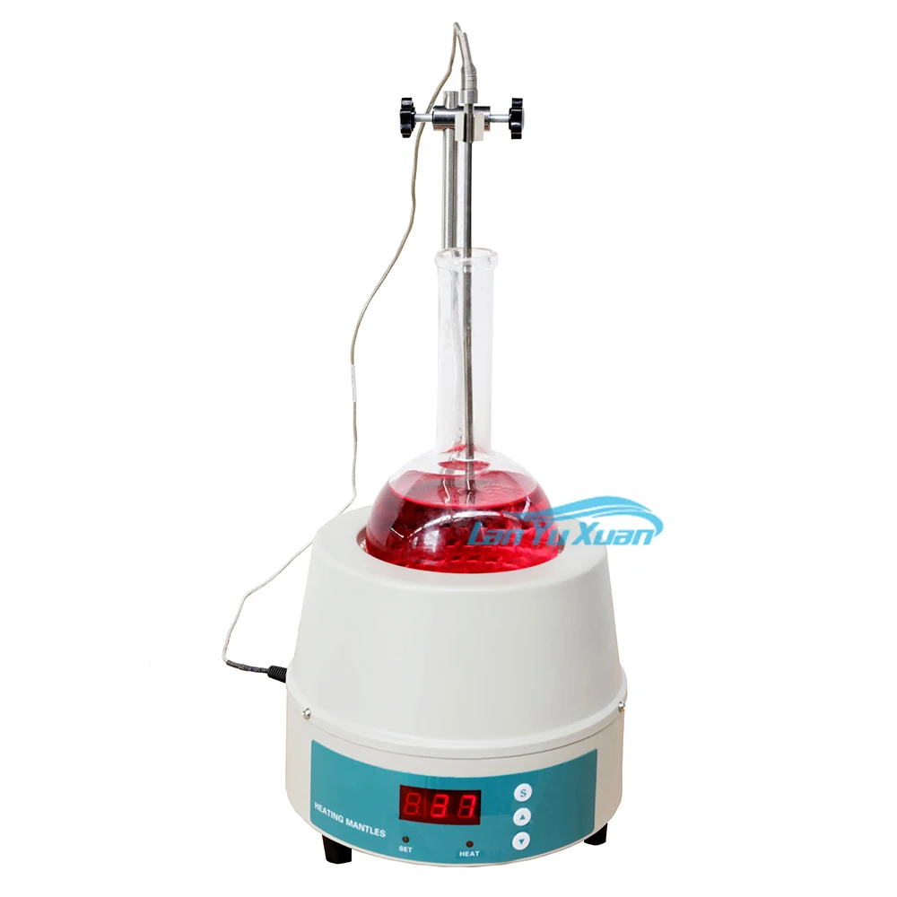 

Electric heating mantle coil with magnetic stirrer