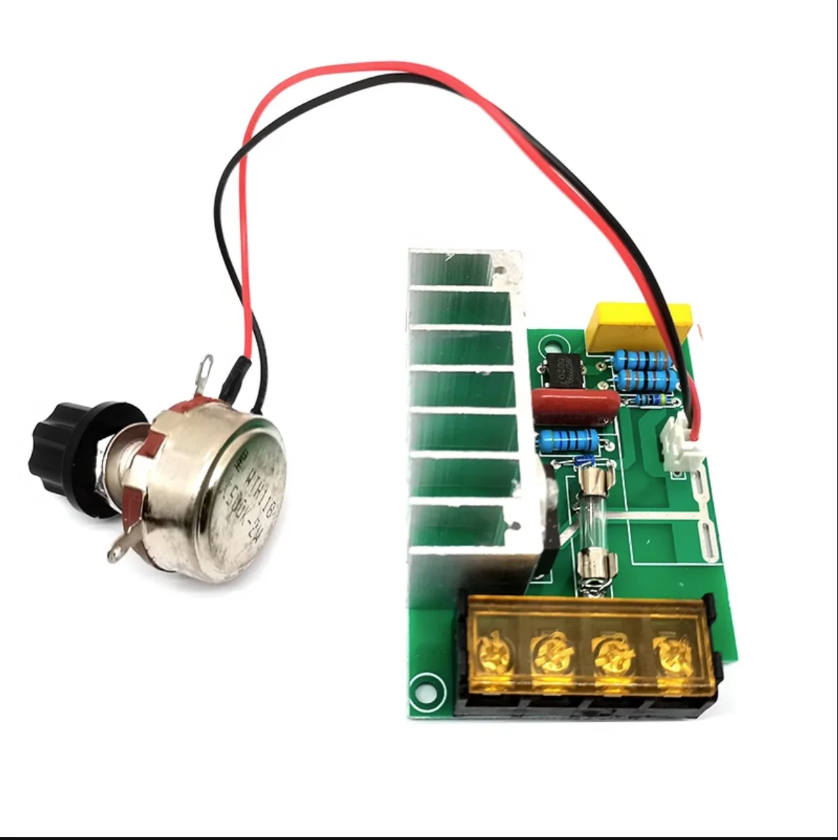 5PCS  4000W silicon controlled governor High power AC 220V voltage, light and temperature regulating module External Potentiomet