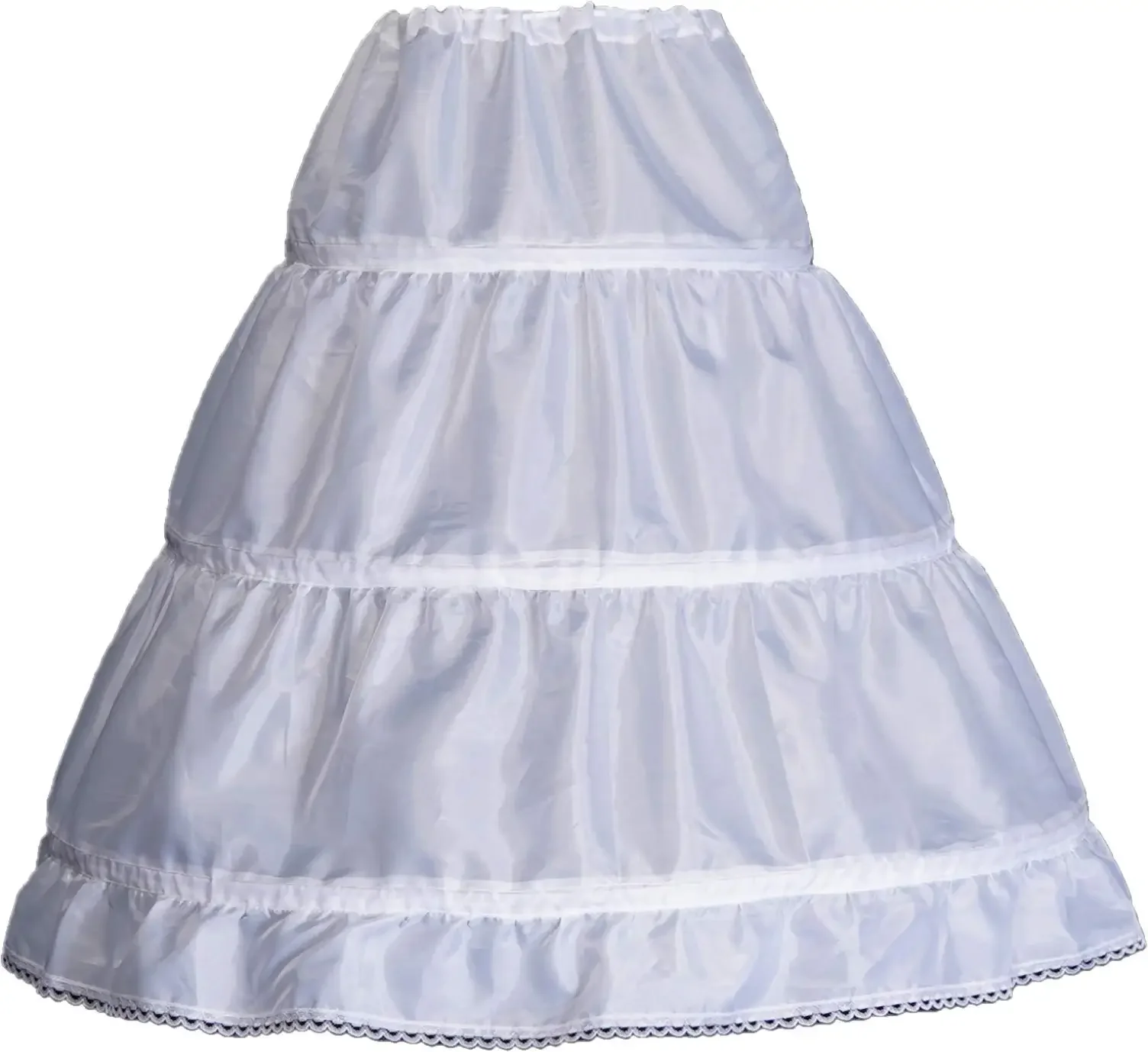 

Sensual Looking Fancy Clingy Petticoat Full Slips Flower Girls Crinoline Skirts Ball Gowns 1-12 Year Old