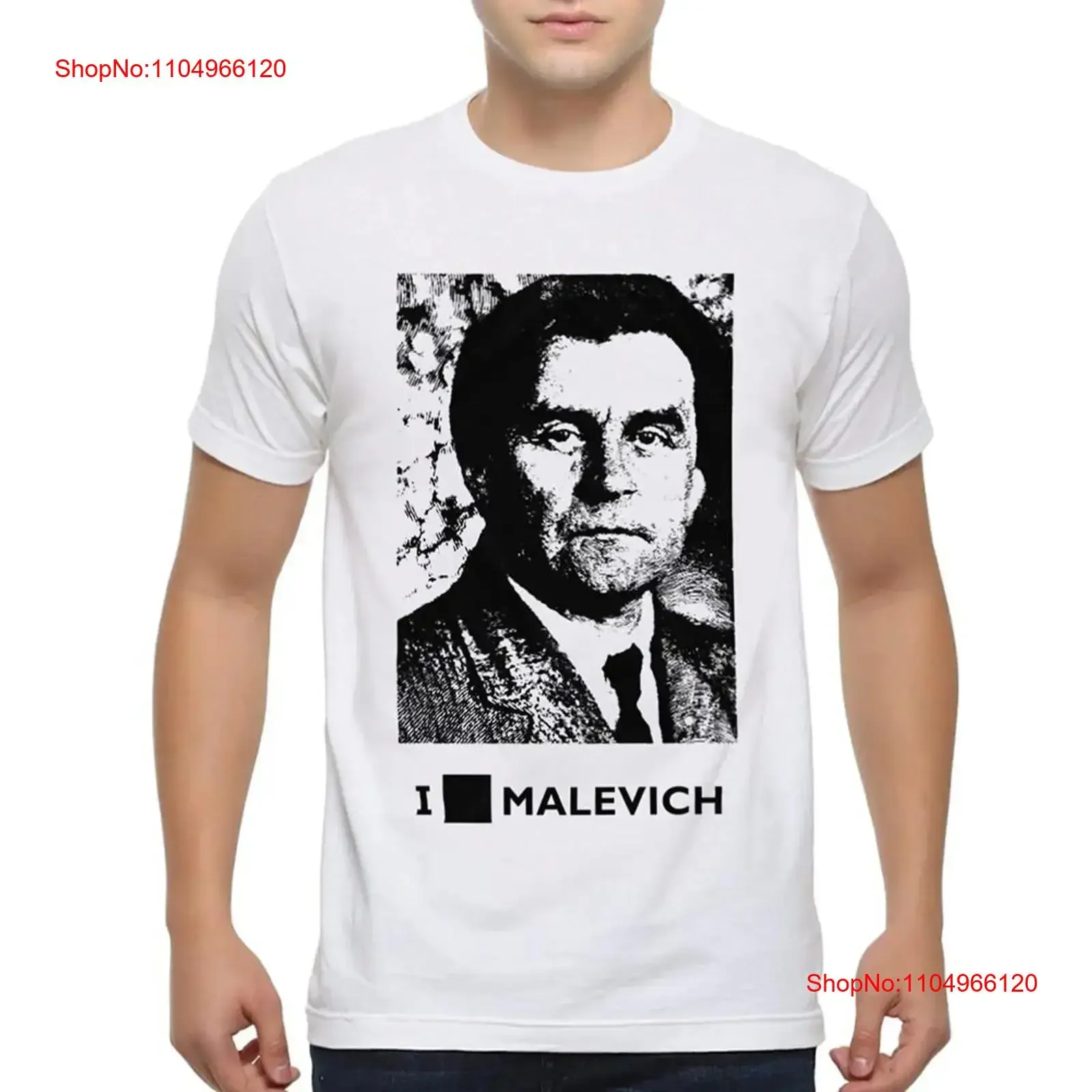 

Футболка I Love Kazimir Malevich, мужские и женские размеры ISK 100087, винтажный стираный топ для повседневной носки, слегка с графикой