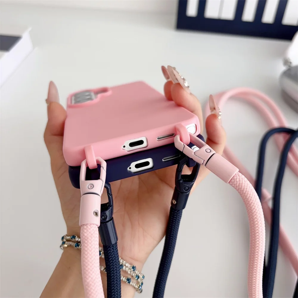 Official Lanyard Case For Samsung Galaxy S26 S25 Edge S24 Ultra S23 S22 S21 Plus S20 FE A16 A06 5G Crossbody Cord Strap Cover view 6