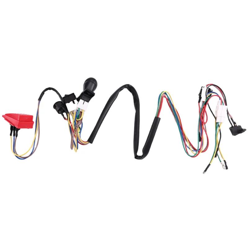 AINY-Children Electric Car DIY Modified Wires And Switch Kit, Kids Electric Car Ride On Accessories
