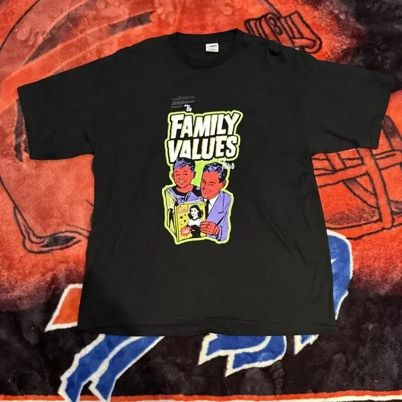 Original Vintage Family Values Tour 1999 Shirt XL Korn, Limp Bizkit, Primus, DMX