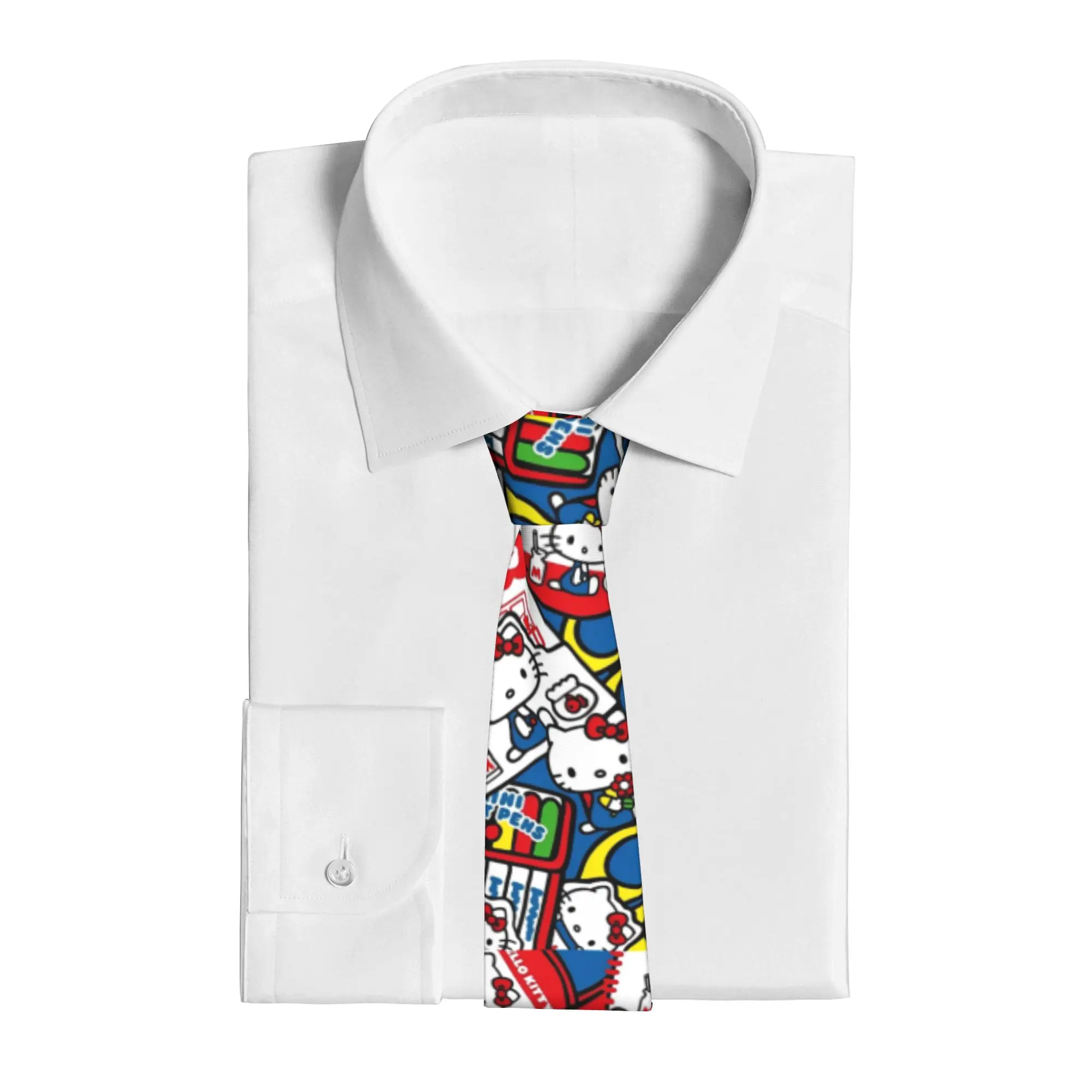 Hello Kitty Colorful Neckties - Skinny Tie Men avis et prix
