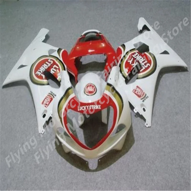 Market hot sales manufacturers G S XR600 750 01 02 03 G S XR600 750 white red motorcycle fairings kit 2002 2003 2001