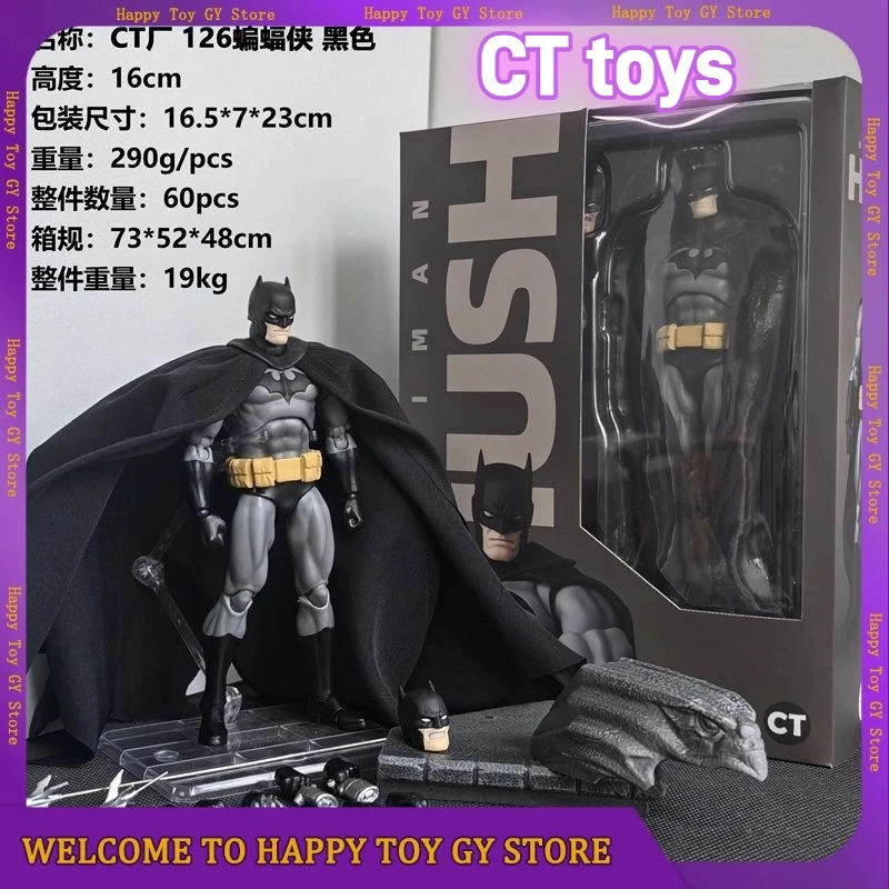

New Ct Toys Batman Figure Dc Justice League Hush Figurine Batman Mafex 126 Action Figure The Dark Knight Collection Gift Toys