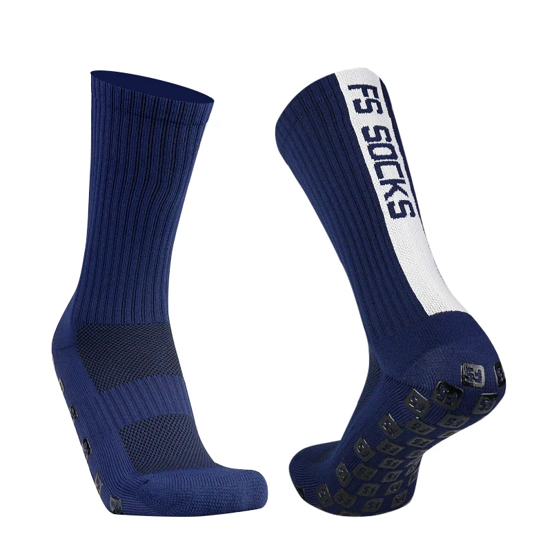 2023 nuovo modello FS calzini da calcio quadrati in Silicone antiscivolo allenamento di calcio professionale concorrenza uomo donna sport futebol