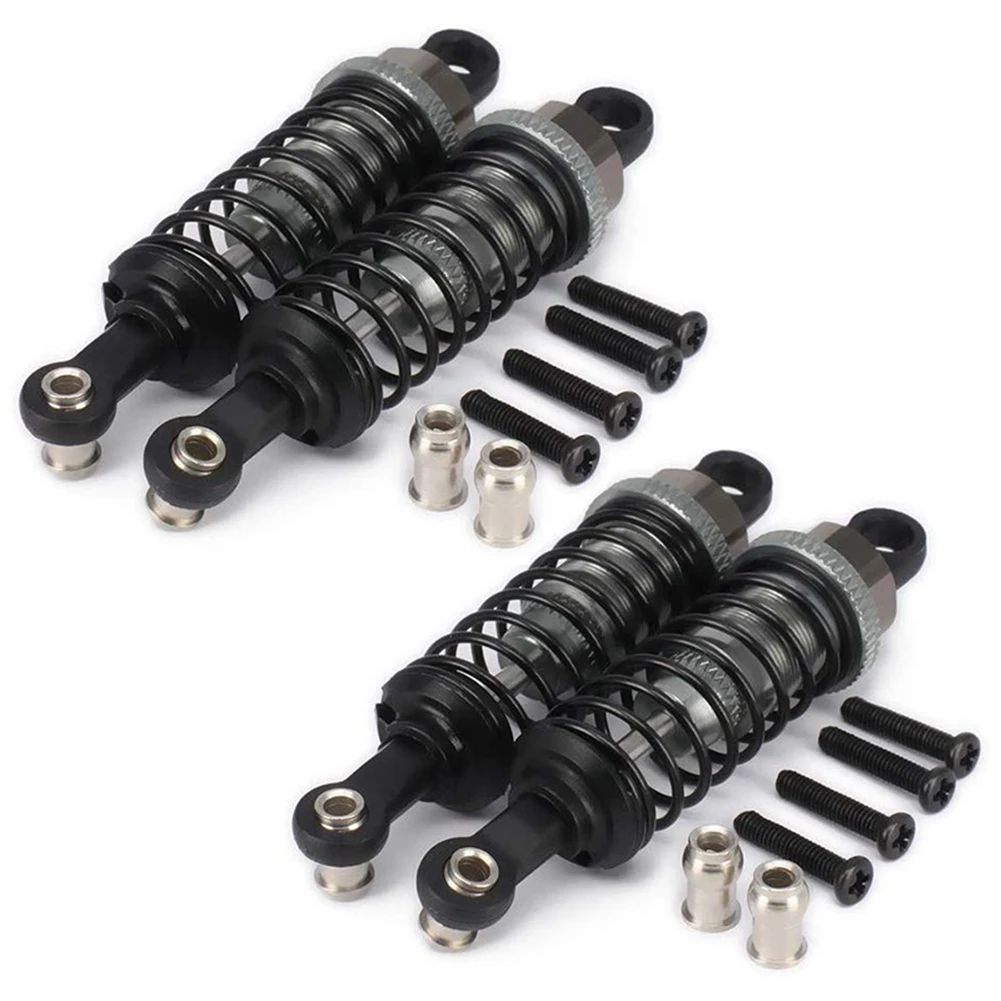 

B05C-8Pcs Алюминиевый амортизатор в сборе A949-55 для Wltoys 1/18 A959 A979 K929 A959-B A969-B A979B (серый)