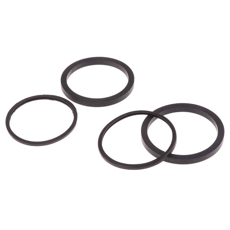 4 pièces, joint d'étanchéité en PE résistant à l'usure, moto, vélo de montagne, frein à disque, étrier de frein, joint d'étanchéité, joint torique, piston de frein, vélo